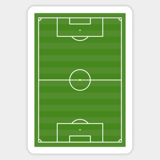 Soccer Football Field Sticker